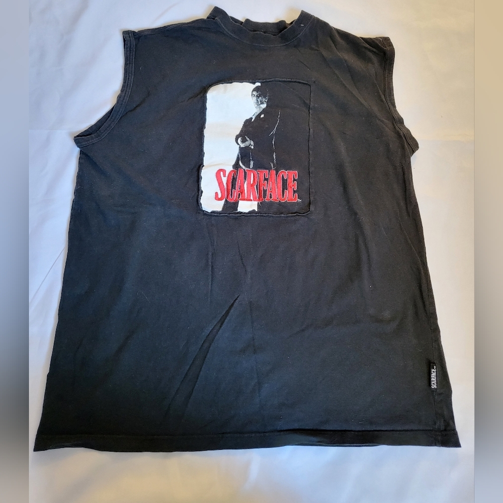 Black Tank Top with Graphic Design